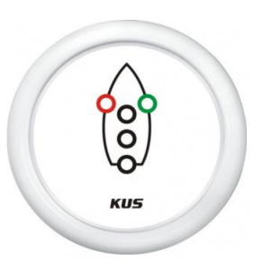 Indicador luces de navegación Kus blanco