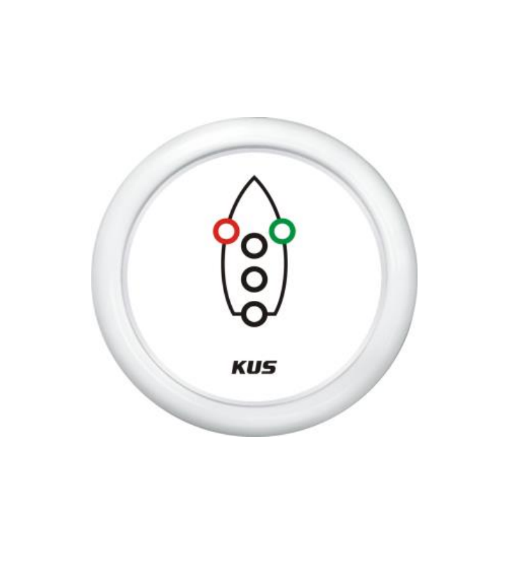 Indicador luces de navegación Kus blanco