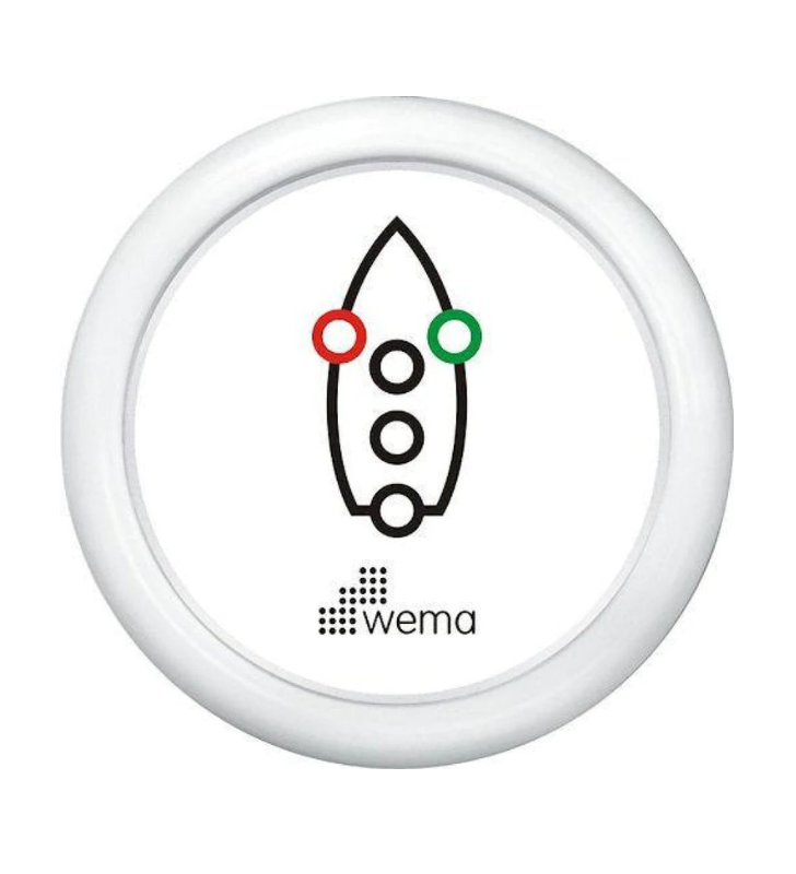 Indicador luces de navegación WEMA blanco