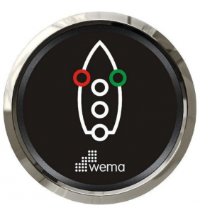 Indicador luces de navegación WEMA negro inox