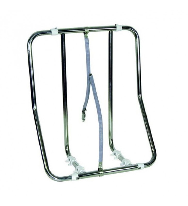 Soporte inox vertical para balsa salvavidas