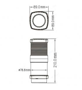 Luz GS 20 Led tricolor y fondeo