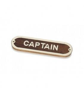Placa náutica Captain