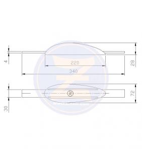 Anodo pez 2,42Kg con pletina