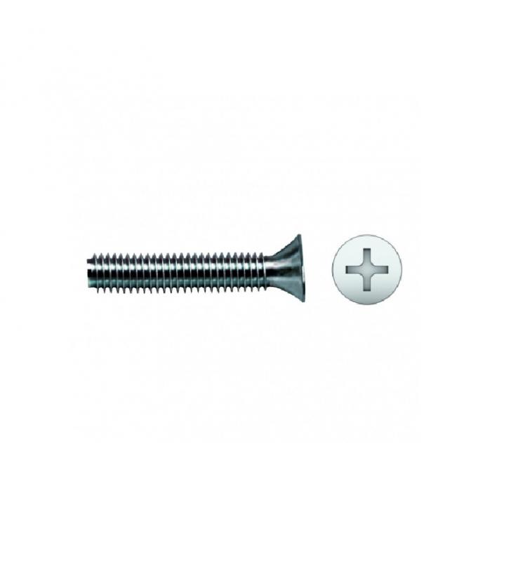 Tornillo cabeza avellanada rosca M4 x 40 inox