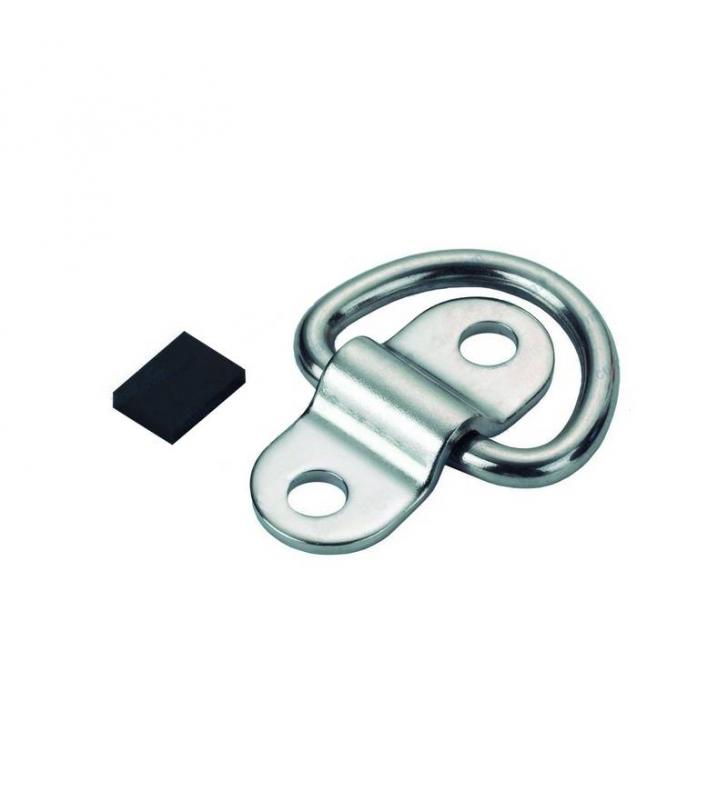 Platina con anilla Inox 51 x 32 mm
