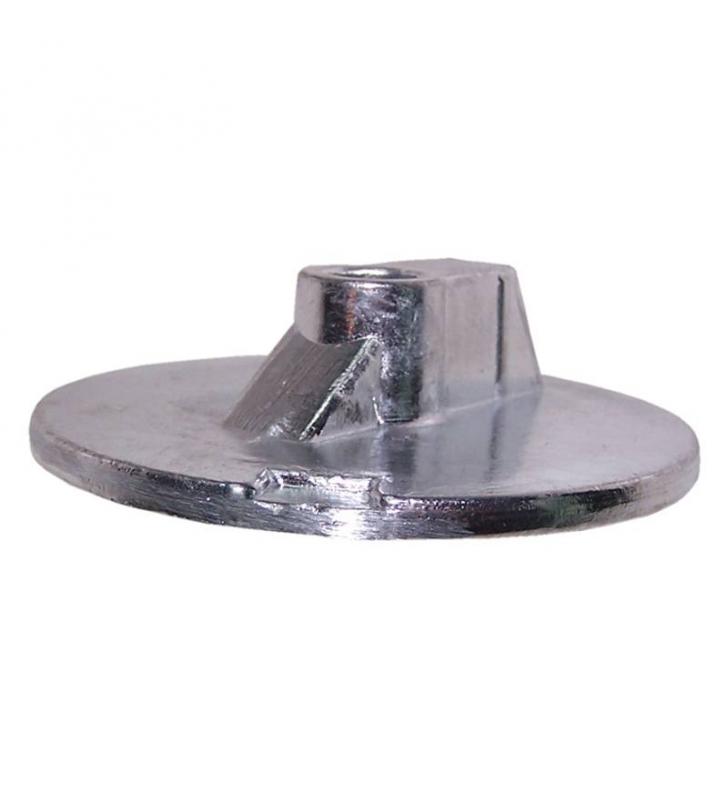 Ánodo placa circular con rosca para Mercury Zineti