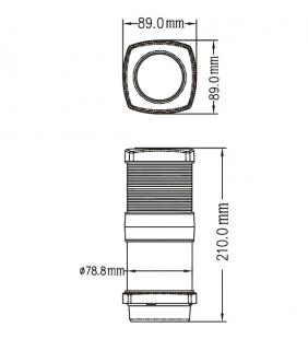 Luz GS 20 tricolor y fondeo