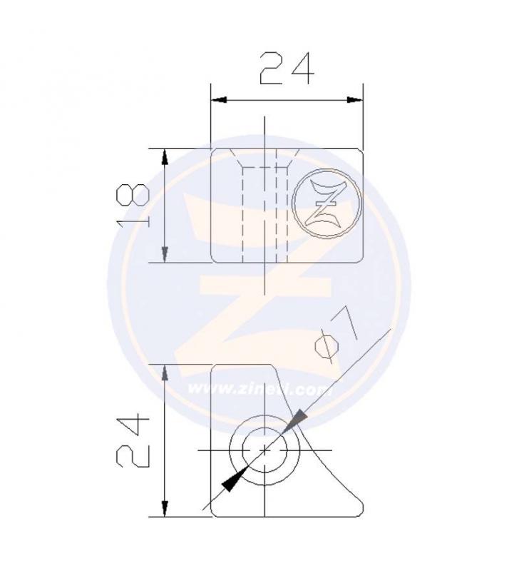 Ánodo fueraborda Suzuki DF60-70 (1998-2001) Zineti