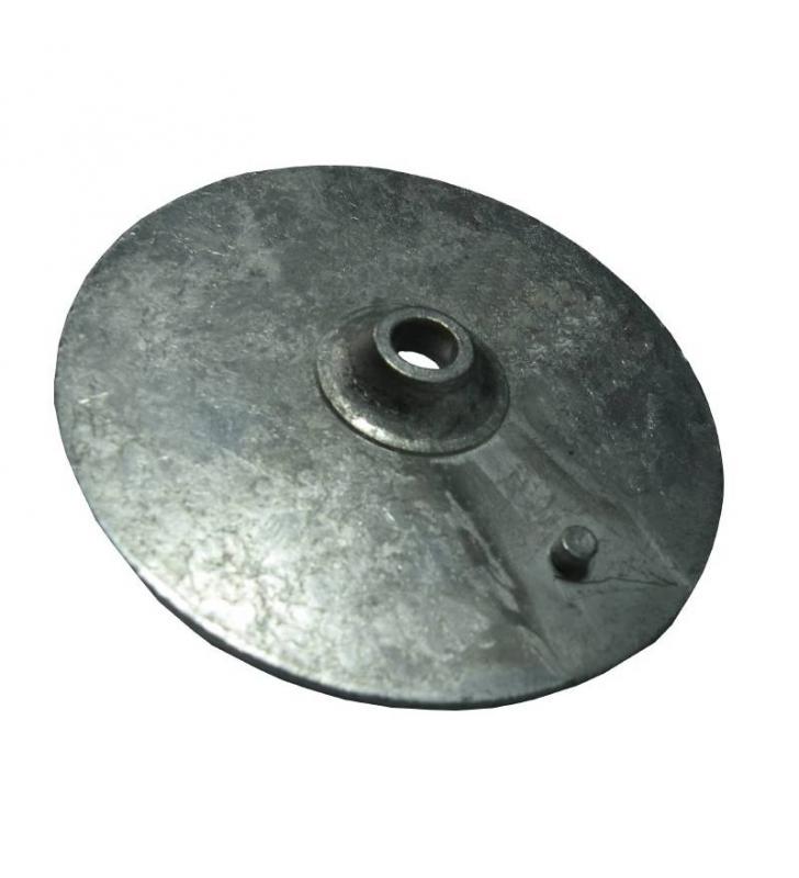 Ánodo aleta para Mariner 10-50 HP, Yamaha 20-50 HP Zineti