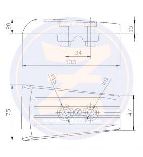 Ánodo para estabilizador Volvo Penta DPH drives Zineti