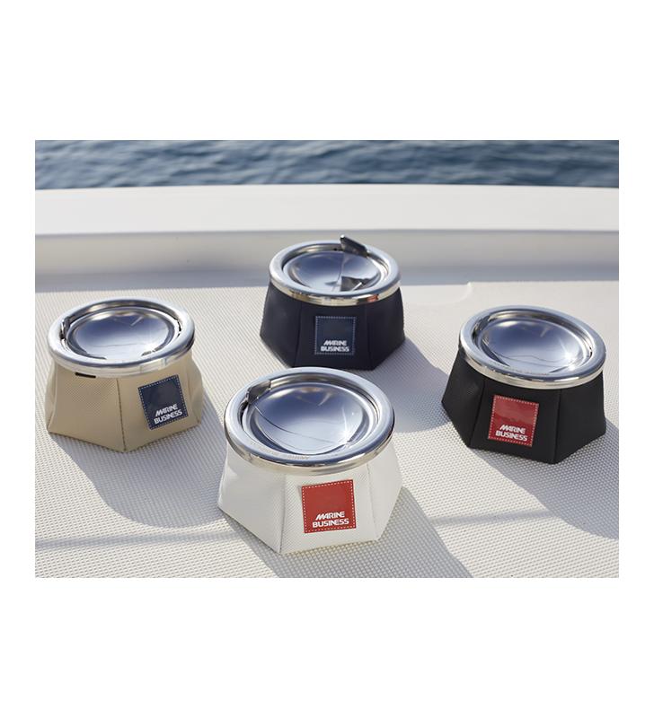 Cenicero sail azul con tapa y lastre