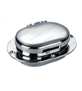 Pasacadena con bisagra inox