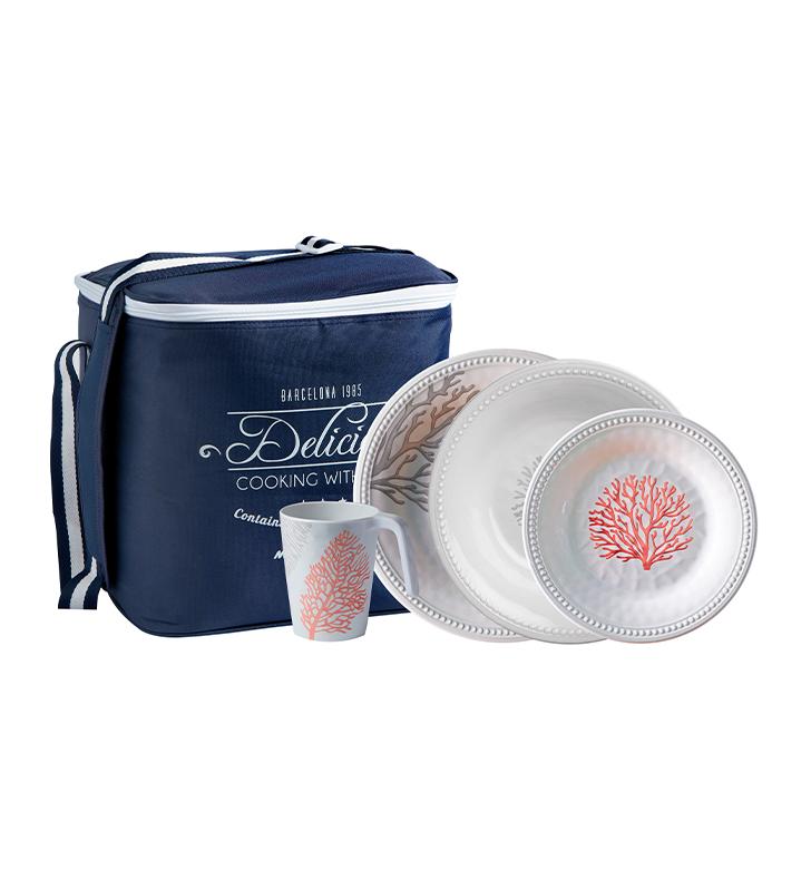 Pack vajilla Harmony Coral