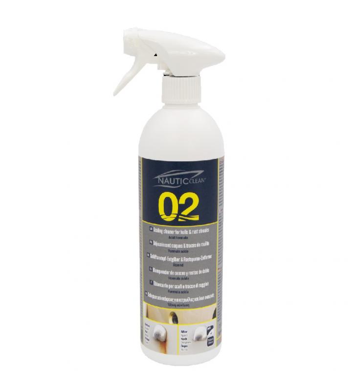 Blanqueador para cascos 02 Nauticclean spray 750ml