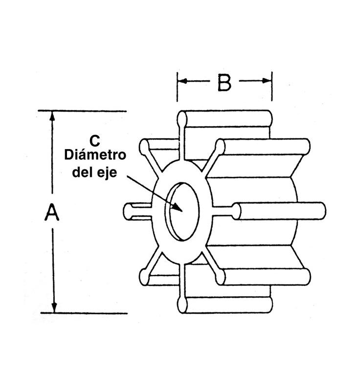 Impulsor Jabsco 836