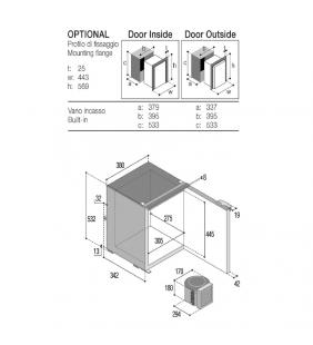 Frigorífico con grupo externo Vitrifrigo 42L
