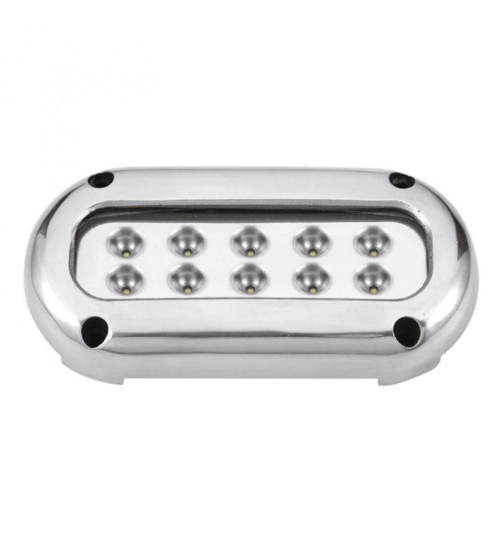 Luz sumergible estanca INOX color azul
