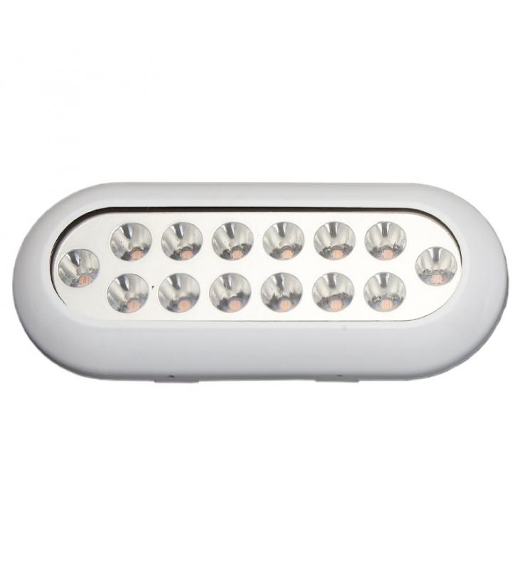 Luz sumergible estanca en polímero 14 LEDS color azul