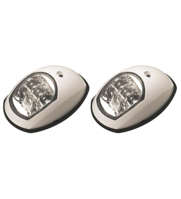 Juego luces LED navegación blanco