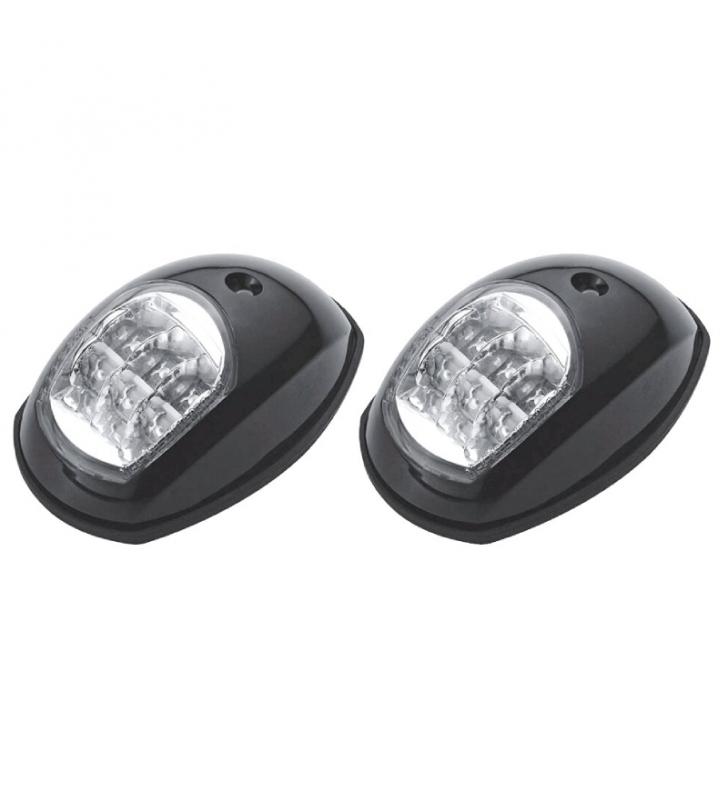 Juego luces LED navegación negro
