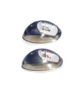 Juego luces LED navegación INOX