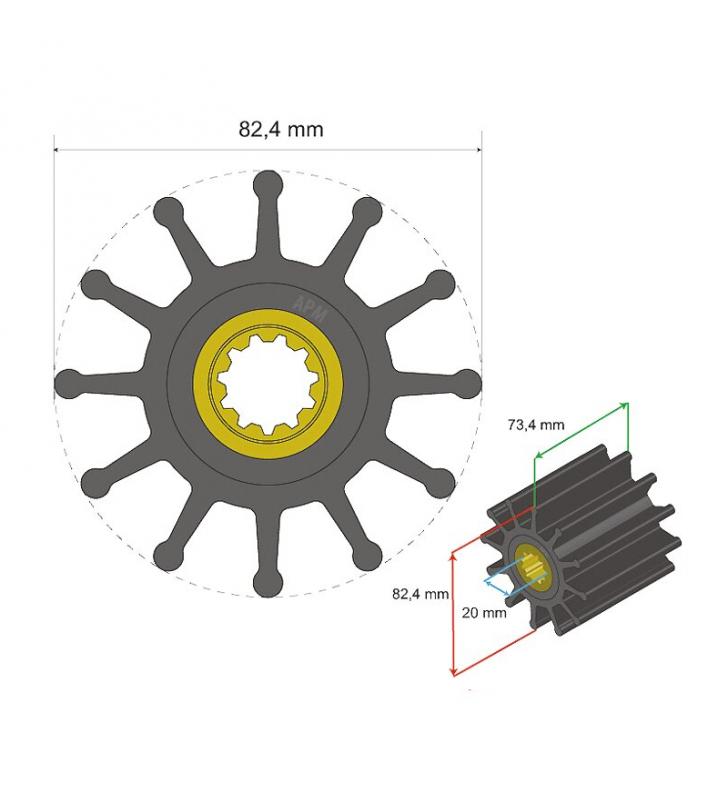 Impulsor Sherwood 27000K, JMP 7608-01