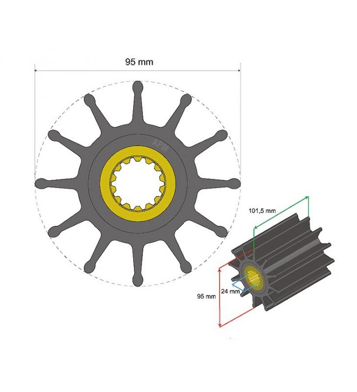 Impulsor Sherwood 18000K, JMP 8350-01