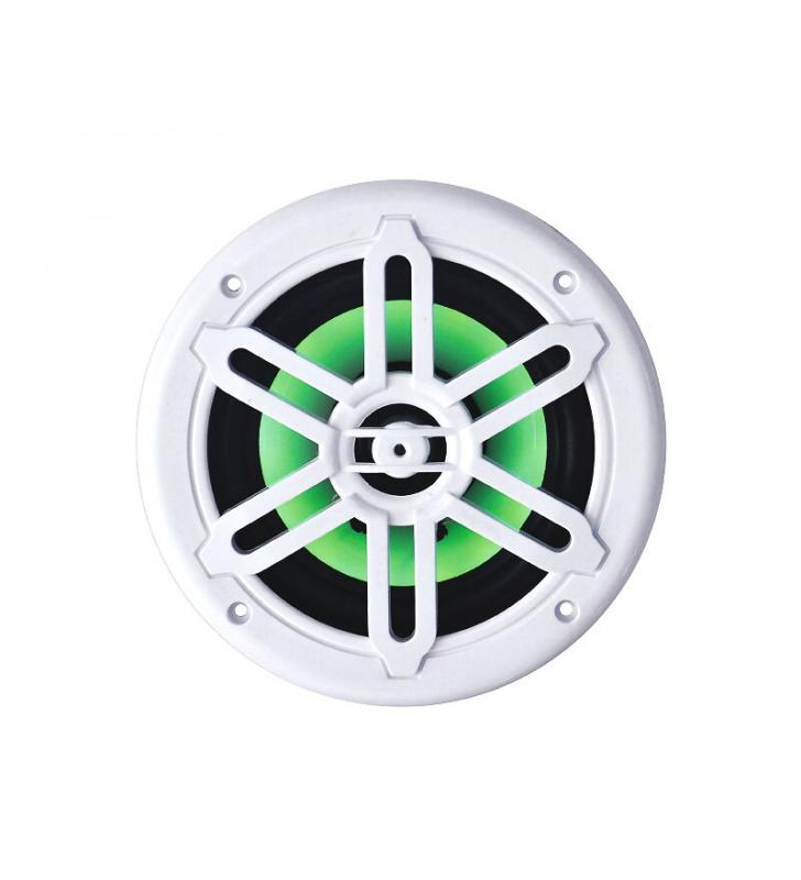 Par altavoces estancos con luz RGB 6,5'' 150 W.