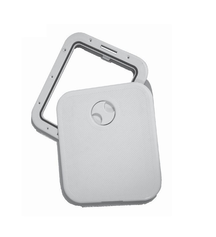 Tambucho desmontable 316 x 366 mm gris