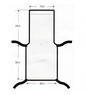 Medidas de Mosquitera para puerta 180 x 90 cm