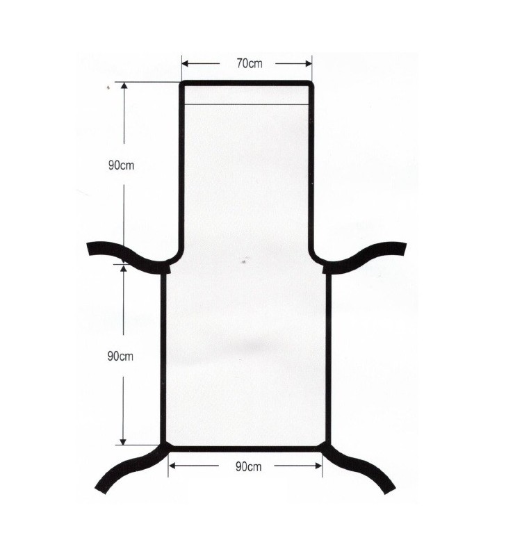 Medidas de Mosquitera para puerta 180 x 90 cm