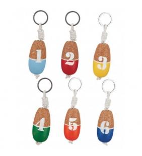 Llaveros flotantes boya de corcho