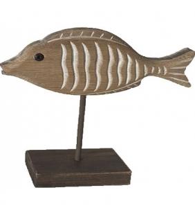 Pez decorativo de madera