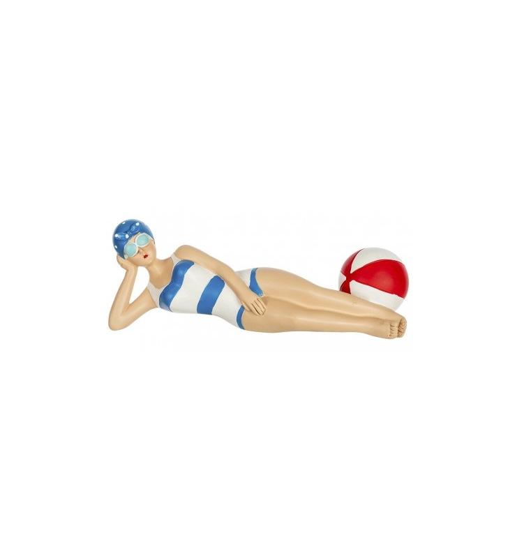 Figura bañista con pelota