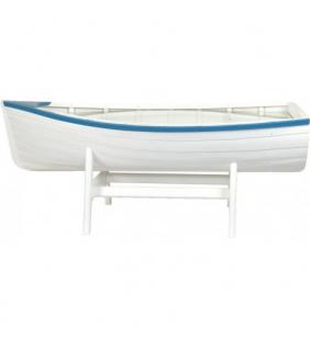 Mesita bote de pesca blanca