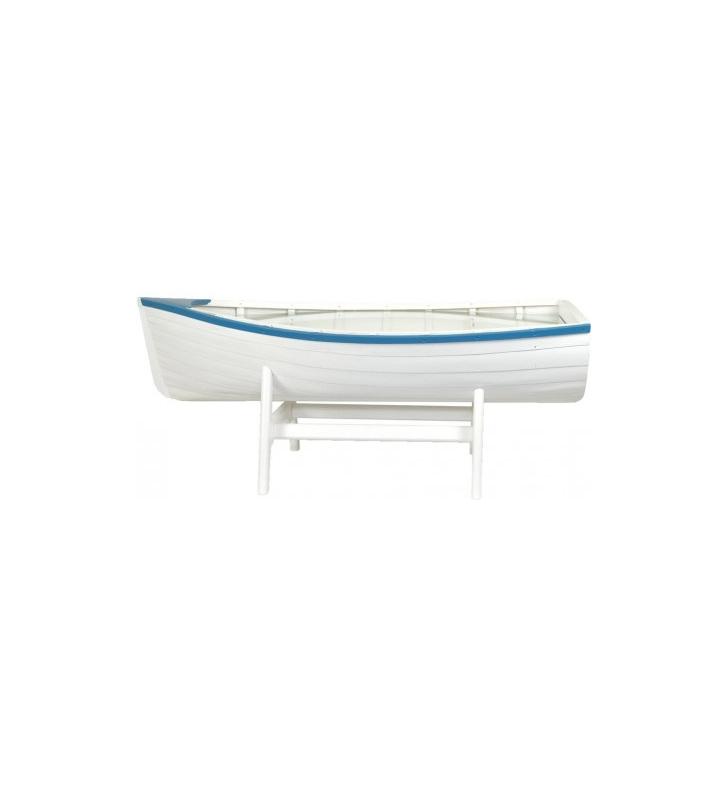 Mesita bote de pesca blanca