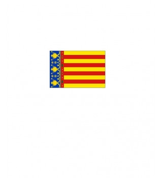 Bandera Valencia 20 x 30 cm