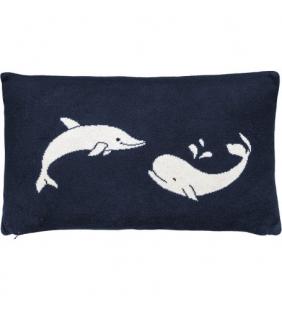Cojín delfín y ballena