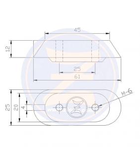 Ánodo para cola YAHAMA 8-300HP desde 1989 Zineti