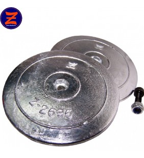 Anodo disco 70mm Zineti