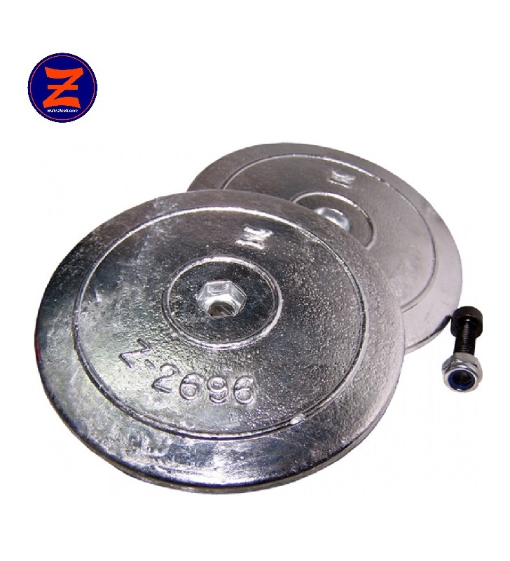 Anodo disco 90mm Zineti