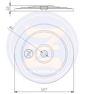 Medidas de Anodo disco 130mm Zineti
