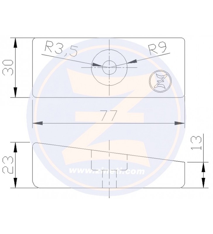Anodo para fueraborda Honda Z-7102