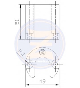 Medidas de Anodo para elevador de cola Bravo III Z-4333