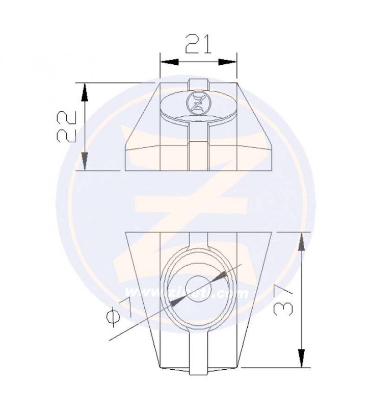 Ánodo para fueraborda DT 4-5 HP (1988-2002)