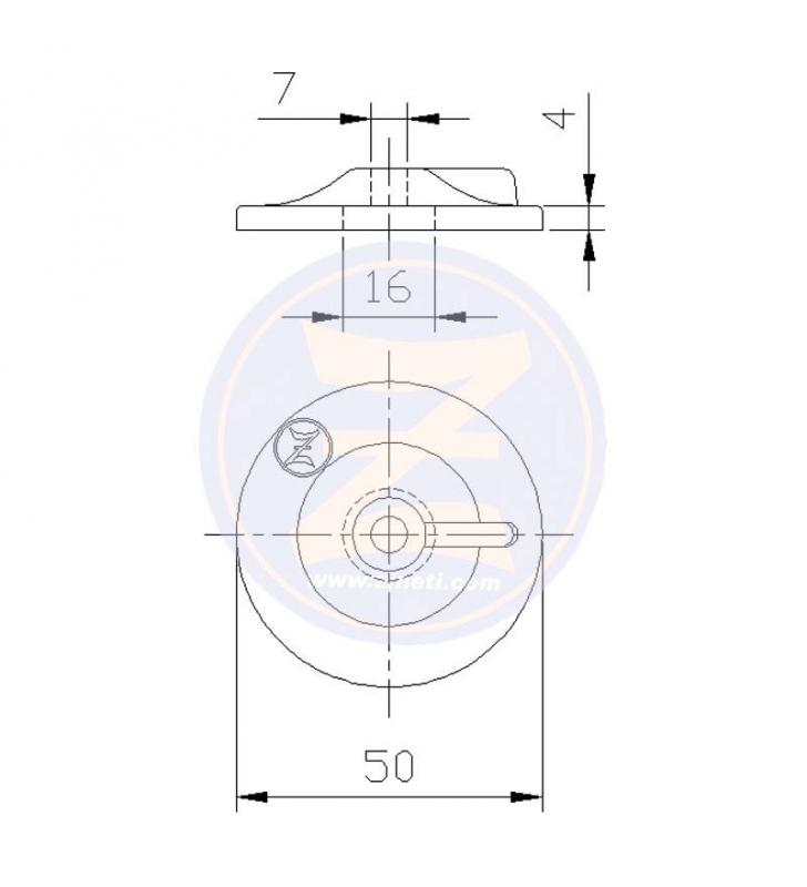 Ánodo para fueraborda Suzuki 9,9-15HP Zineti