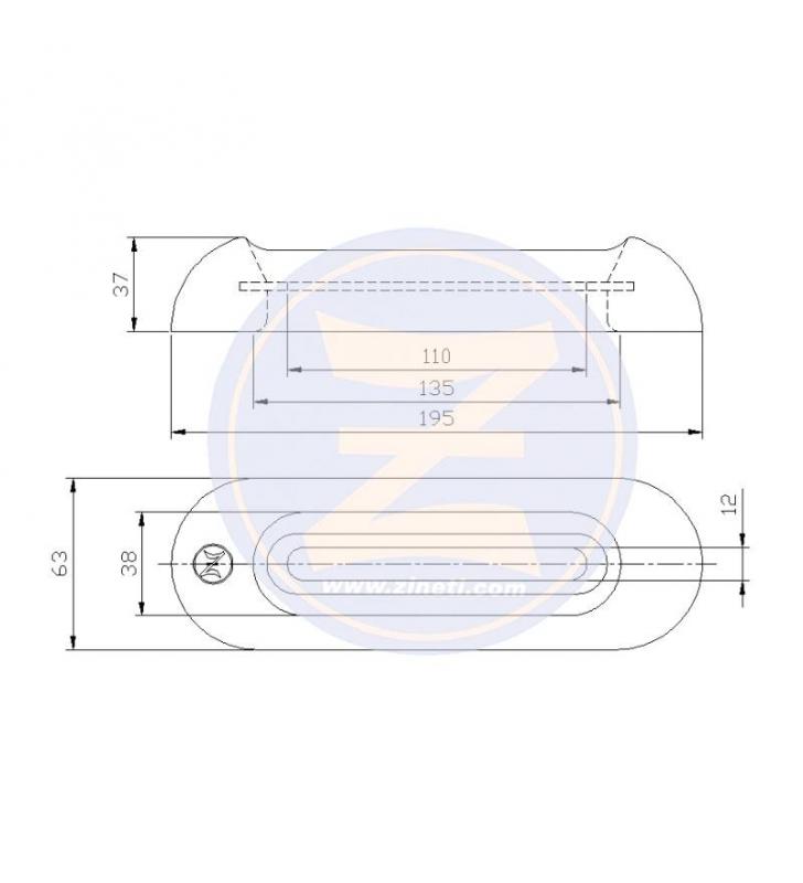 Ánodo para atornillar Fairline Vetus Z-1D Zineti
