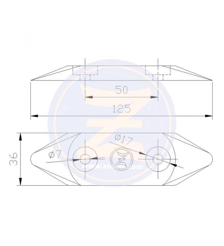 Ánodo para fueraborda Chrisler de 20HP a 55 HP Zineti