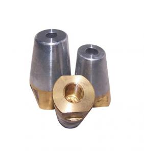 Ánodo Zineti con tuerca de latón para hélice hexagonal Radice Ø40mm